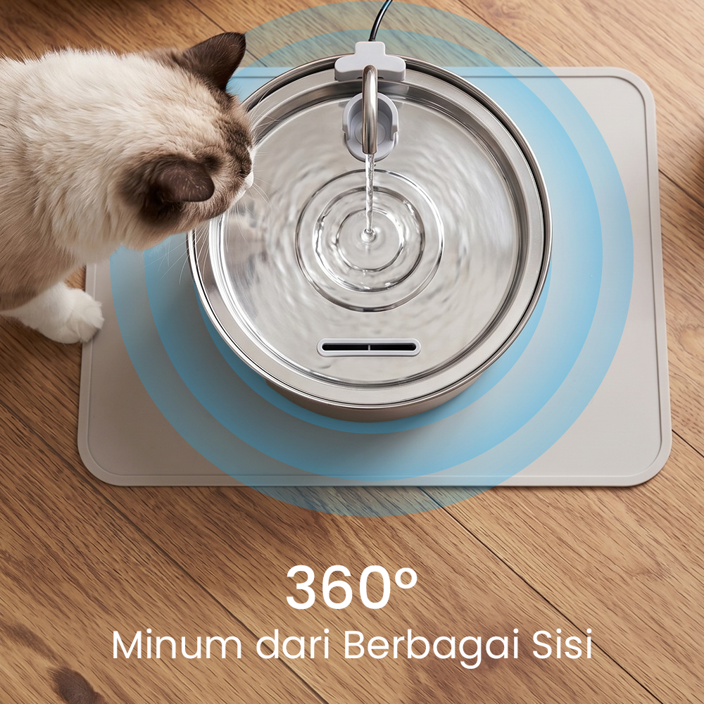 NIZE Water Dispenser Fountain Tempat Air Minum Kucing Anjing 3.2L - N32 Gambar produk NIZE Water Dispenser Fountain Tempat Air Minum Kucing Anjing 3.2L - N32 - 3