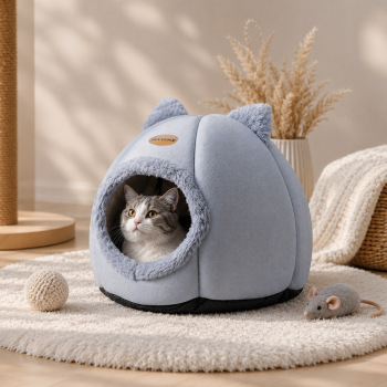 PET HOME Tempat Tidur Hewan Peliharaan Kucing Cat House Size XL - HTC01