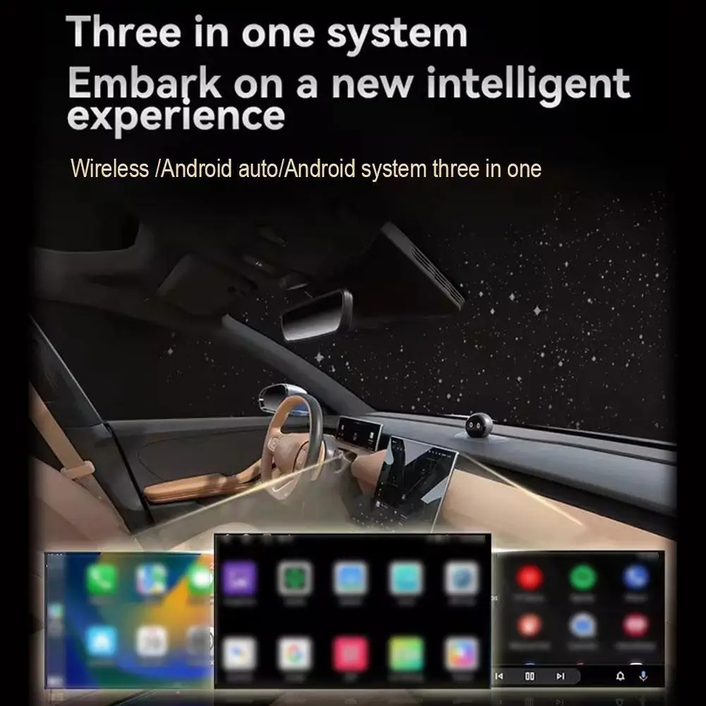 Hicar CarPlay AI Box Wireless 3in1 Android 13 HDMI H618 Quad Core 16GB - A11K Gambar produk Hicar CarPlay AI Box Wireless 3in1 Android 13 HDMI H618 Quad Core 16GB - A11K - 1