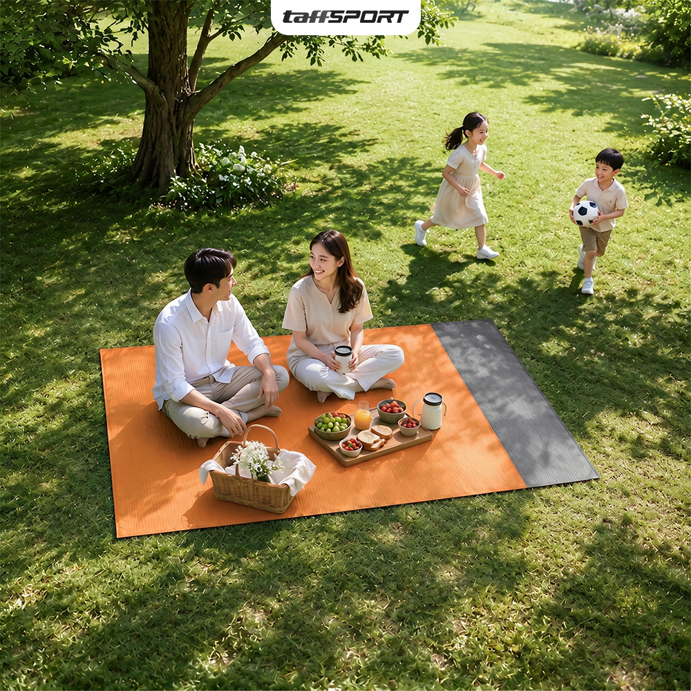 TaffSPORT Tikar Lipat Matras Camping Piknik Waterproof Mat 140x200cm - FS-008 Gambar produk TaffSPORT Tikar Lipat Matras Camping Piknik Waterproof Mat 140x200cm - FS-008 - 6