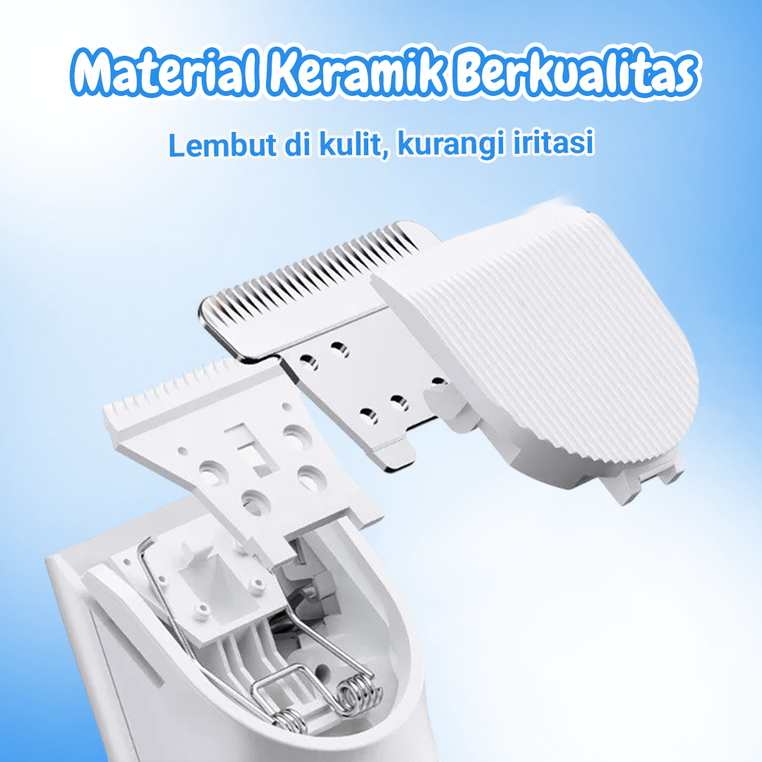 ZIM Alat Cukur Bulu Hewan Anjing Kucing 4 Comb 1200mAh 3.7V - K5 Gambar produk ZIM Alat Cukur Bulu Hewan Anjing Kucing 4 Comb 1200mAh 3.7V - K5 - 2