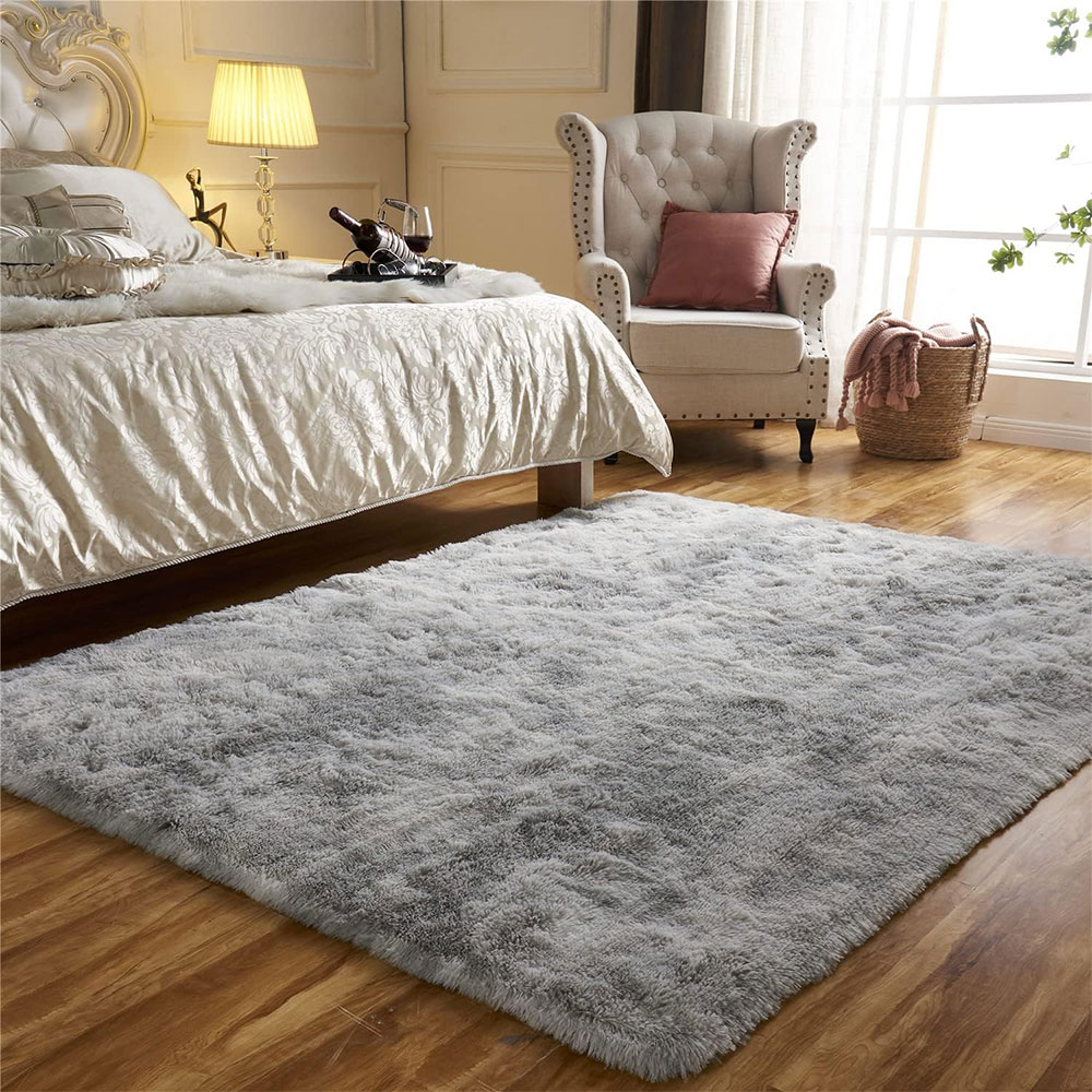 TaffHOME Karpet Matras Bulu PVC Non-Slip Living Room Soft Tie Die 160x230cm - DE2020 Gambar produk TaffHOME Karpet Matras Bulu PVC Non-Slip Living Room Soft Tie Die 160x230cm - DE2020 - 1