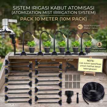 VanKood Irigasi Tanaman Set Atomization Nozzle Watering System Garden - HW910