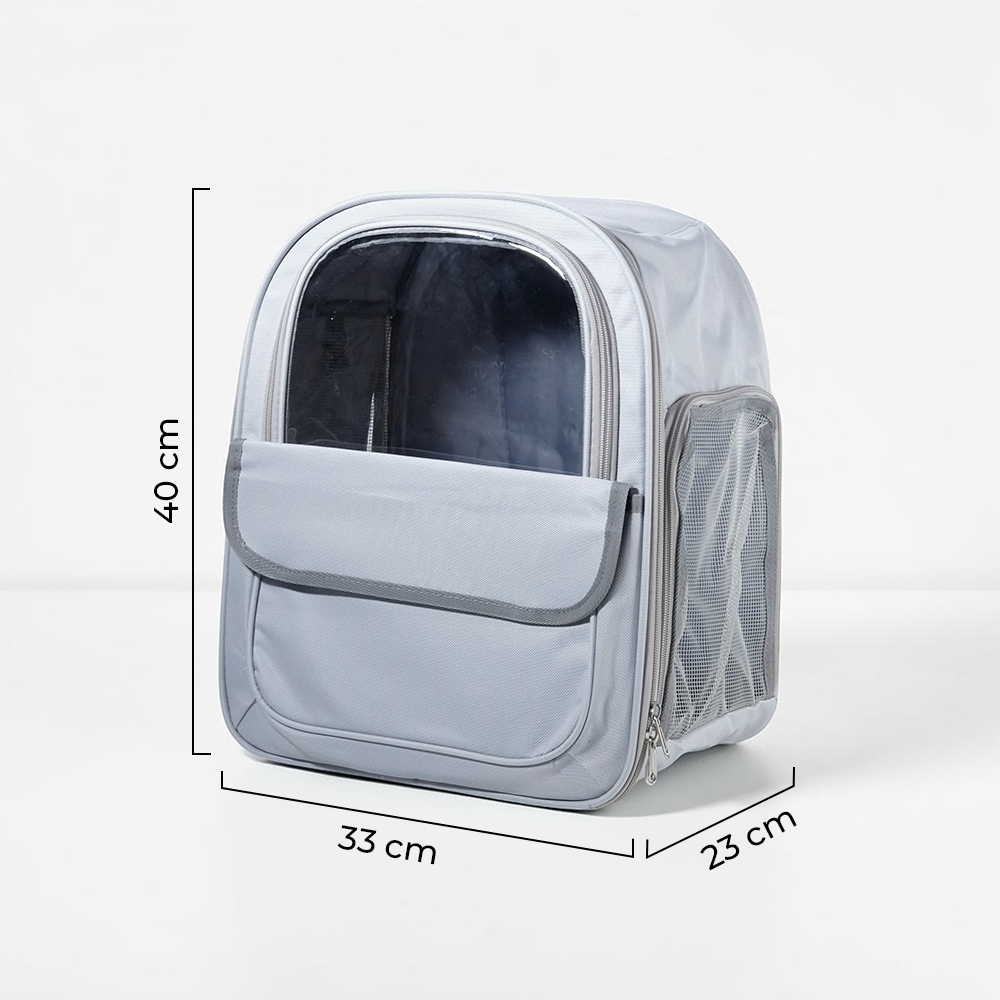 Moorpet Tas Kucing Anjing Pet Cargo Breathable Backpack Travel Oxford - M14 Gambar produk Moorpet Tas Kucing Anjing Pet Cargo Breathable Backpack Travel Oxford - M14 - 8
