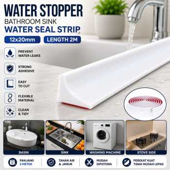 Solei Water Stopper Bathroom Wastafel Karet Penahan Air 12x20mm - LK10CM