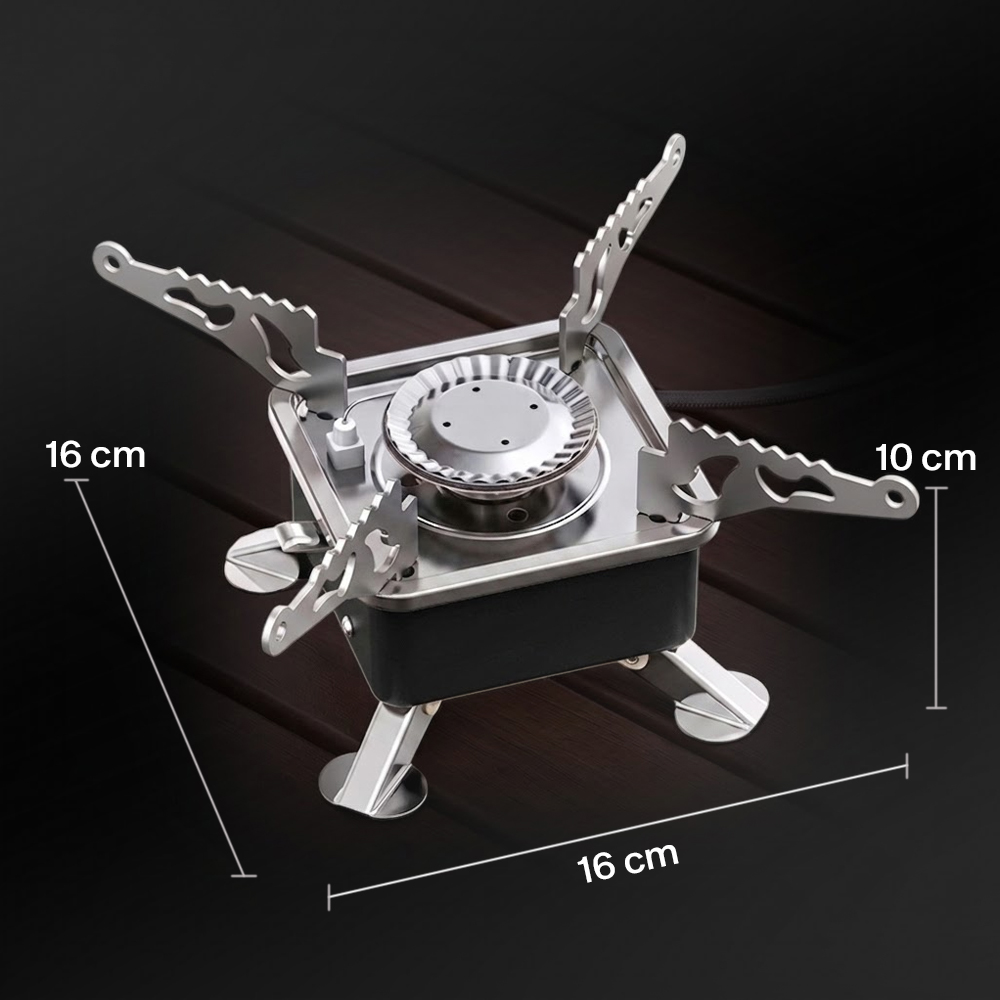 KOVAB Kompor Gas Portable Lipat Outdoor Ultralight Camping Stove - K-202 Gambar produk KOVAB Kompor Gas Portable Lipat Outdoor Ultralight Camping Stove - K-202 - 7
