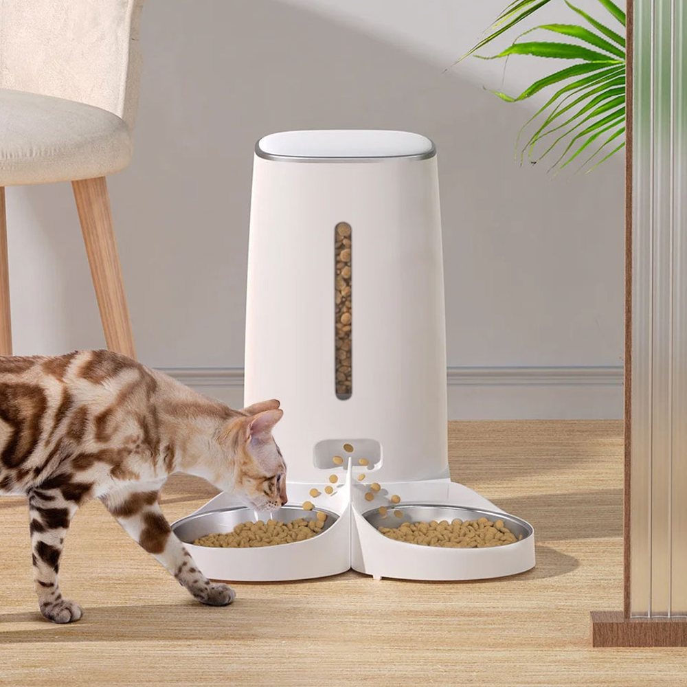 iPetmon Tuya Smart Tempat Makan Hewan Otomatis WIFI Food Dispenser 4L - PTM-101 Gambar produk iPetmon Tuya Smart Tempat Makan Hewan Otomatis WIFI Food Dispenser 4L - PTM-101 - 7