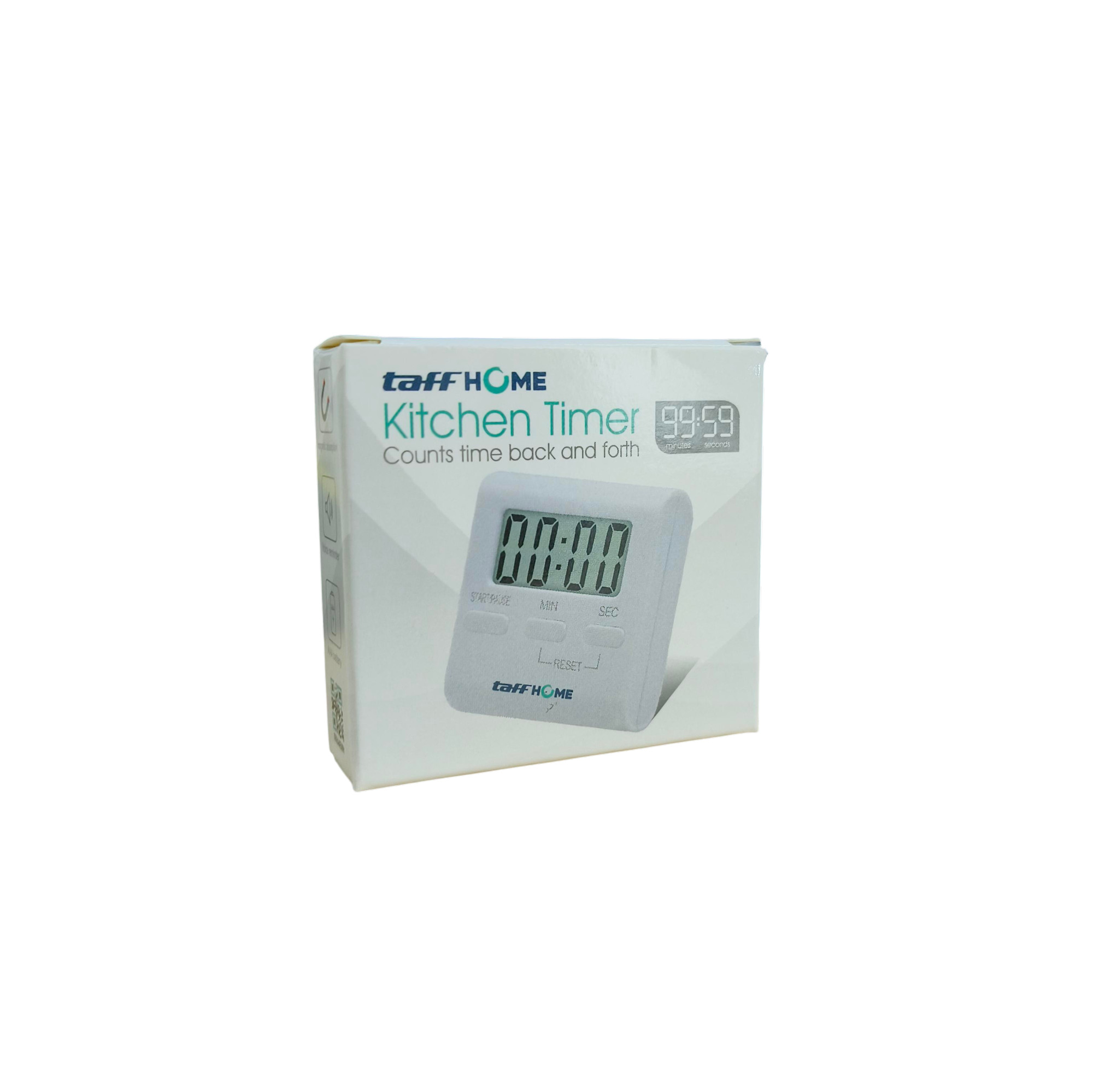 TaffHOME Timer Masak Dapur Digital Magnetic Alarm Kitchen Countdown - T10 Gambar produk TaffHOME Timer Masak Dapur Digital Magnetic Alarm Kitchen Countdown - T10 - Kemasan