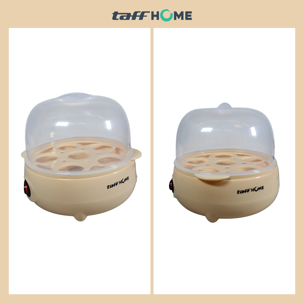 TaffHOME Alat Rebus Telur 6 Butir Egg Steamer Boiler Single Layer - HFR-02 Gambar produk TaffHOME Alat Rebus Telur 6 Butir Egg Steamer Boiler Single Layer - HFR-02 - 2