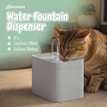 BaoRun Tempat Minum Hewan Elektrik Dispenser Cat Water Fountain 1.5L - PAT220V