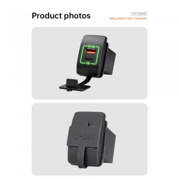 Gambar produk Awdy Car Charger Mobil Tanam USB Type C Fast Charging PD QC 3.0 - A20 - 4