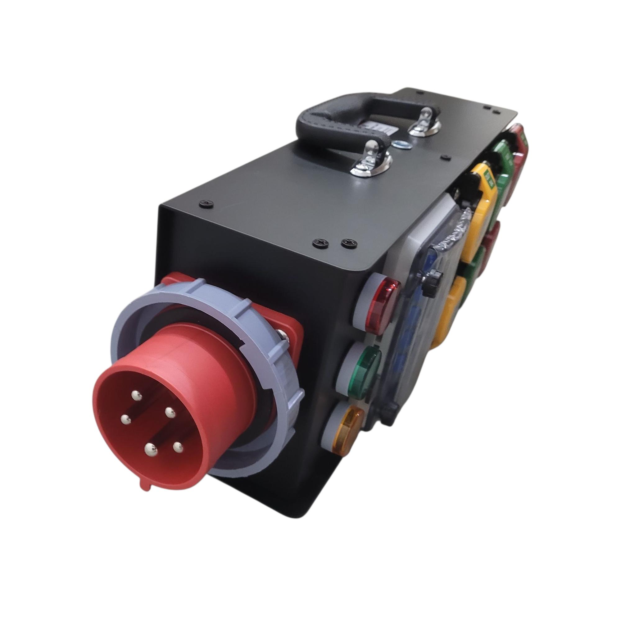 Elevox Power Distribution Box Channel Industrial Socket 3 Phase 32A - W-20 Gambar produk Elevox Power Distribution Box Channel Industrial Socket 3 Phase 32A - W-20 - 2