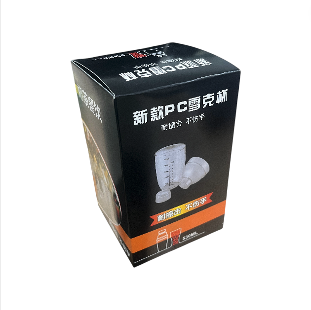 One Two Cups Cocktail Shaker Mixer Bartender Cobbler Cup Style 500ml - B0569 Gambar produk One Two Cups Cocktail Shaker Mixer Bartender Cobbler Cup Style 500ml - B0569 - Kemasan
