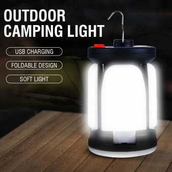 NEWB Lampu Emergency LED Camping Solar Foldable USB 5W 2400mAh - 2030