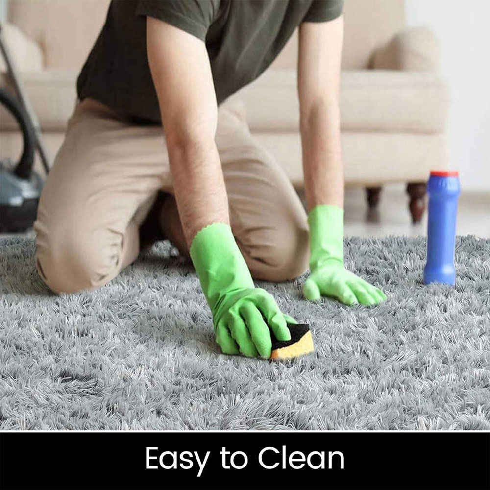 TaffHOME Karpet Matras Bulu PVC Non-Slip Living Room Soft Tie Die 120x160cm - DE2020 Gambar produk TaffHOME Karpet Matras Bulu PVC Non-Slip Living Room Soft Tie Die 120x160cm - DE2020 - 8