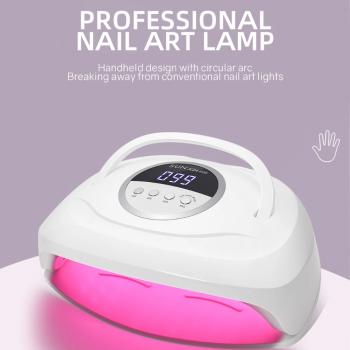 SUN Pengering Kutek UV Lamp Nail Dryer Sensor LCD Display 84 LED 380W - X24 MAX