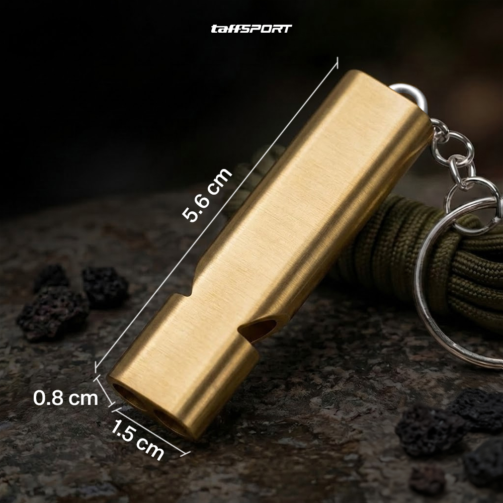 TaffSPORT Gantungan Kunci Peluit Aluminium Outdoor Whistle - Z648 Gambar produk TaffSPORT Gantungan Kunci Peluit Aluminium Outdoor Whistle - Z648 - 8