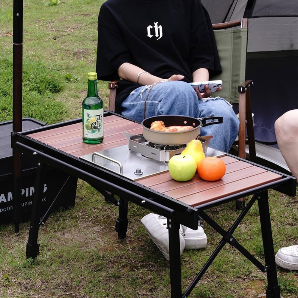 Foretan Meja Lipat IGT Camping Foldable Portable Table Aluminium Plate - TY-IGT2 Gambar produk Foretan Meja Lipat IGT Camping Foldable Portable Table Aluminium Plate - TY-IGT2 - 6