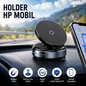 ORIVIC Holder HP Mobil Magnetic N52 Suction Cup Car Phone Holder - K009