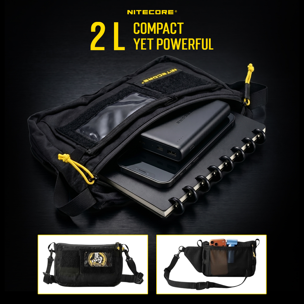 Nitecore Tas Sling Bag Modular Multifungsi Lightweight 500D Nylon ...