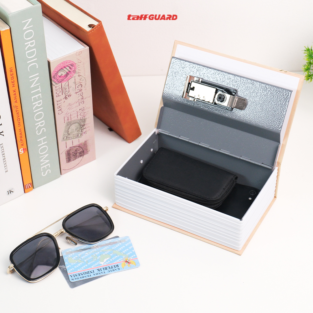 TaffGUARD Kotak Buku Novel Security Box Password Lock Size S - KB-20P Gambar produk TaffGUARD Kotak Buku Novel Security Box Password Lock Size S - KB-20P - 6