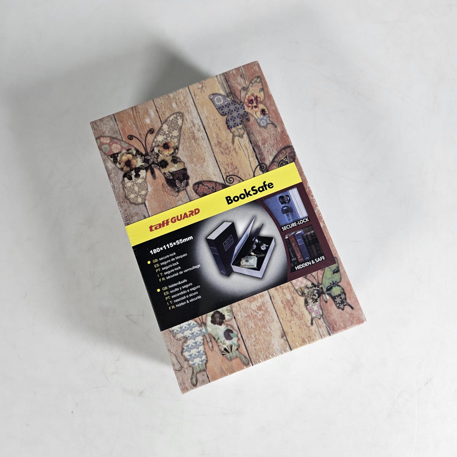 TaffGUARD Kotak Buku Novel Hidden Security Box Key Lock Size S - KB-20L Gambar produk TaffGUARD Kotak Buku Novel Hidden Security Box Key Lock Size S - KB-20L - Kemasan