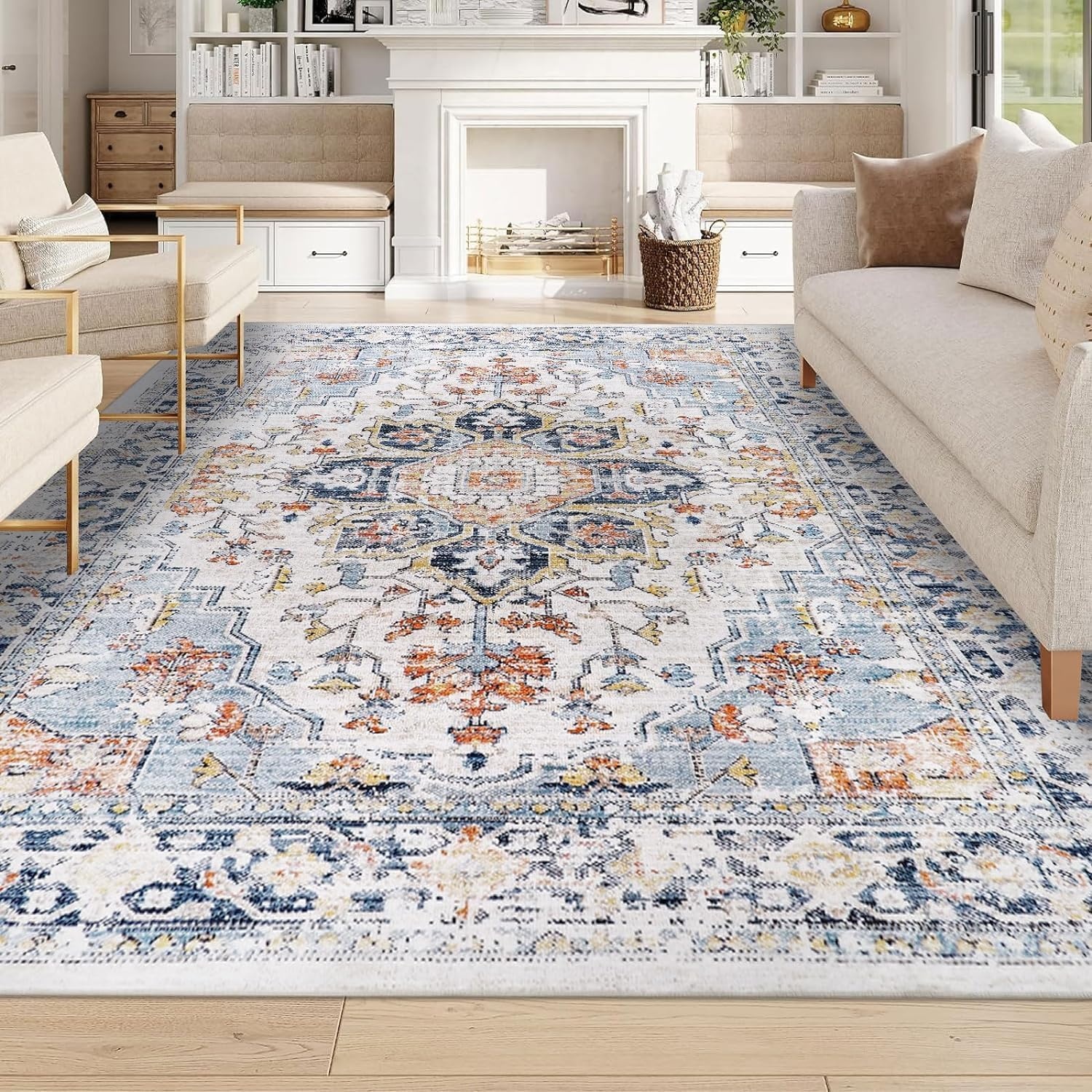 TaffHOME Karpet Lantai Permadani European Style Polyester 1.4x2M - BQ200 Gambar produk TaffHOME Karpet Lantai Permadani European Style Polyester 1.4x2M - BQ200 - Kemasan