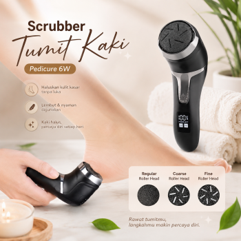 SABERLY Alat Penghalus Tumit Kaki Elektrik Pedicure Foot Scrubber 6W - MT-510
