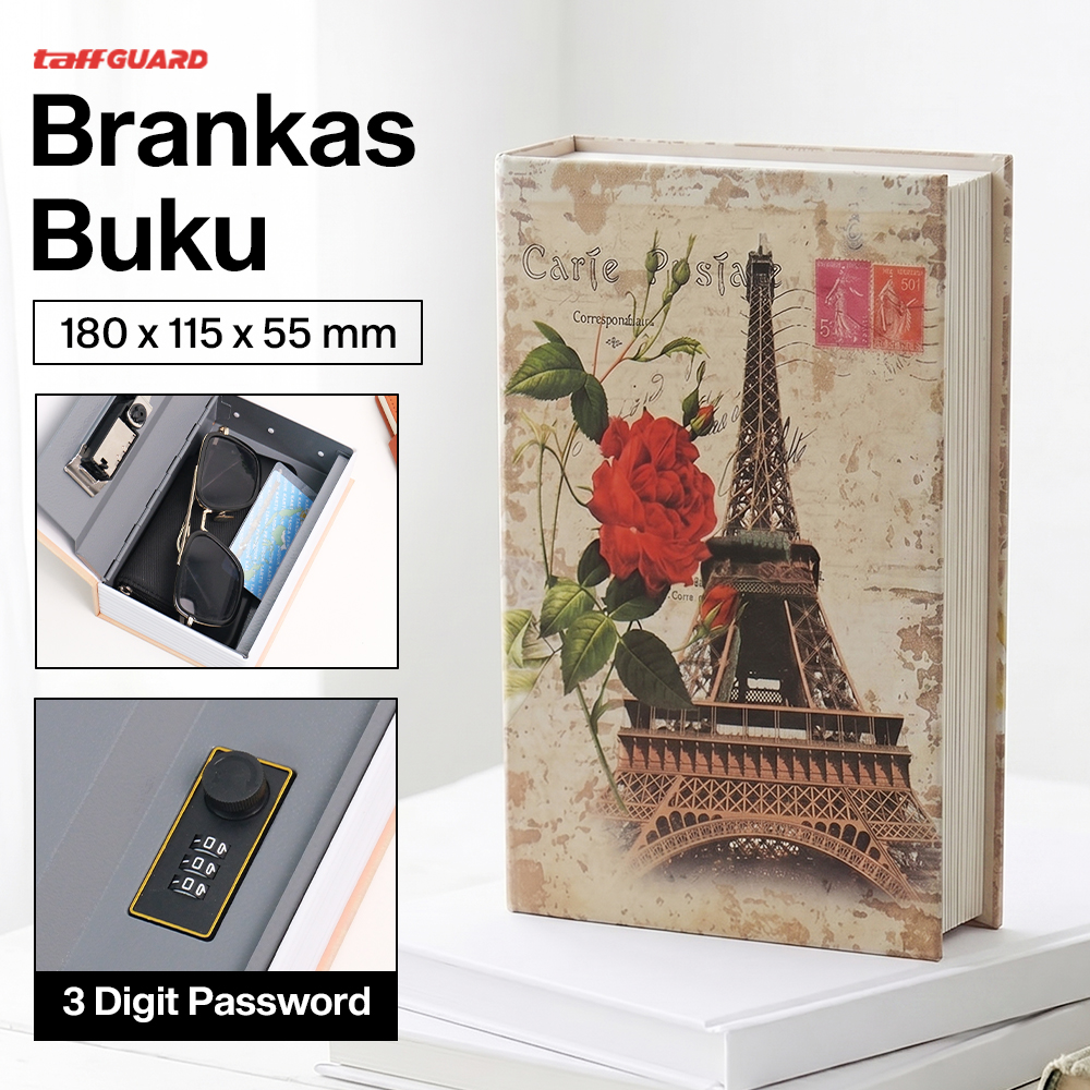 Gambar produk TaffGUARD Brankas Buku Novel Password Anti Maling Hidden Safe Box - KB-20P - Utama