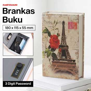 TaffGUARD Kotak Buku Novel Security Box Password Lock Size S - KB-20P