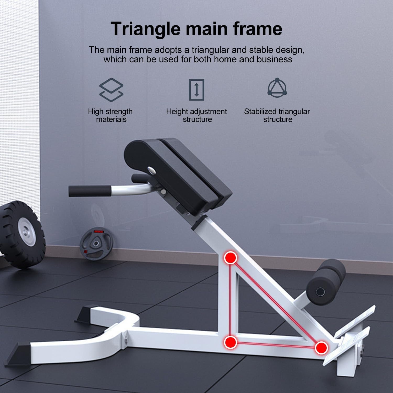 WEHAVE Alat Fitness Gym Roman Chair Hyperextension Bench Press Squat - RC002 Gambar produk WEHAVE Alat Fitness Gym Roman Chair Hyperextension Bench Press Squat - RC002 - 2