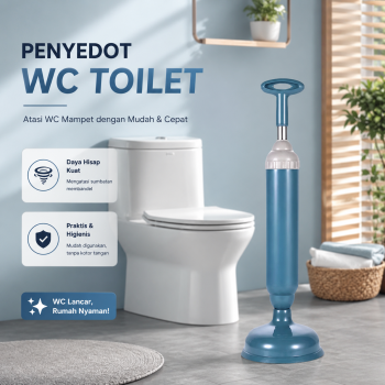 FMA Alat Penyedot WC Toilet Plunger High Pressure Drain Suction Cups - FM-CPS