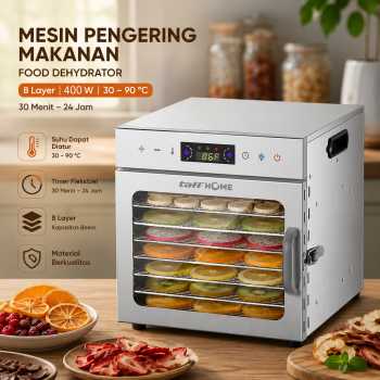 TaffHOME Mesin Pengering Makanan Food Dehydrator Touch Panel - LT60