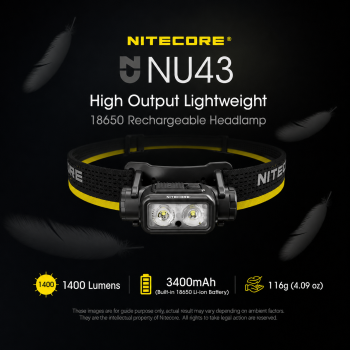 Gambar produk NITECORE Senter Kepala Headlamp LED IP68 1400 Lumens - NU43
