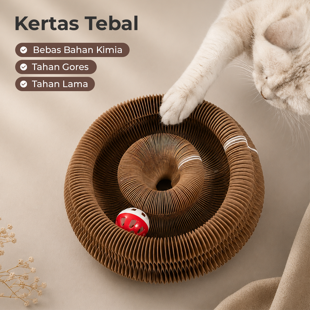Koquena Mainan Cakaran Kucing Organ Cat Scratching Board - KQ439 Gambar produk Koquena Mainan Cakaran Kucing Organ Cat Scratching Board - KQ439 - 2