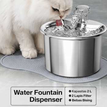 AONISE Water Dispenser Fountain Tempat Air Minum Kucing Anjing 2L - FT333