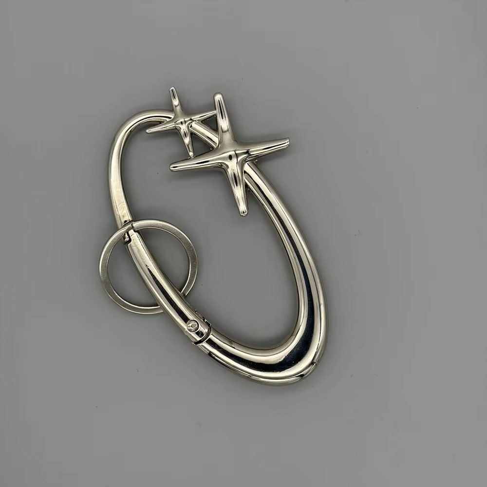 Tydling Carbiner Keychain Gantungan Kunci Y2K Skena Star Zink Alloy - GB6710 Gambar produk Tydling Carbiner Keychain Gantungan Kunci Y2K Skena Star Zink Alloy - GB6710 - 4