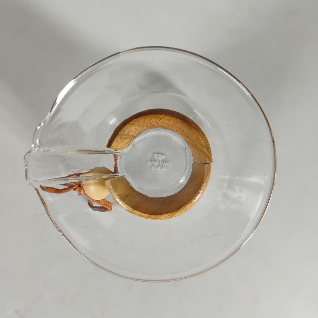 One Two Cups Coffee Server Chemex Drip Pour Over Borosilicate Glass 400ml - SE110 Gambar produk One Two Cups Coffee Server Chemex Drip Pour Over Borosilicate Glass 400ml - SE110 - 6