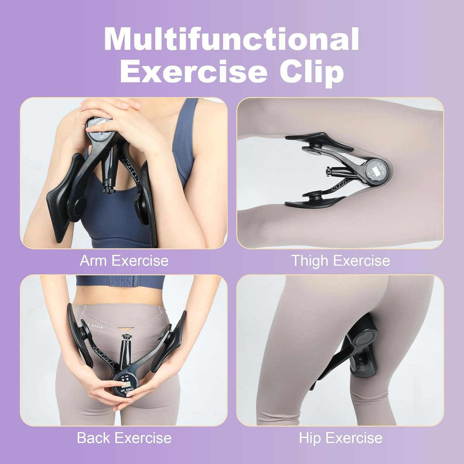VEKSO Alat Latihan Otot Paha Pelvic Muscle Trainer Adjustable with LCD - V70 Gambar produk VEKSO Alat Latihan Otot Paha Pelvic Muscle Trainer Adjustable with LCD - V70 - 4