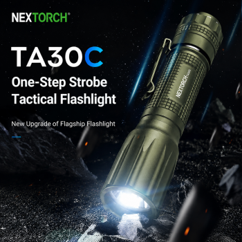 NEXTORCH Senter LED SST-40 Tactical Rechargeable IPX8 1600 Lumens - TA30C