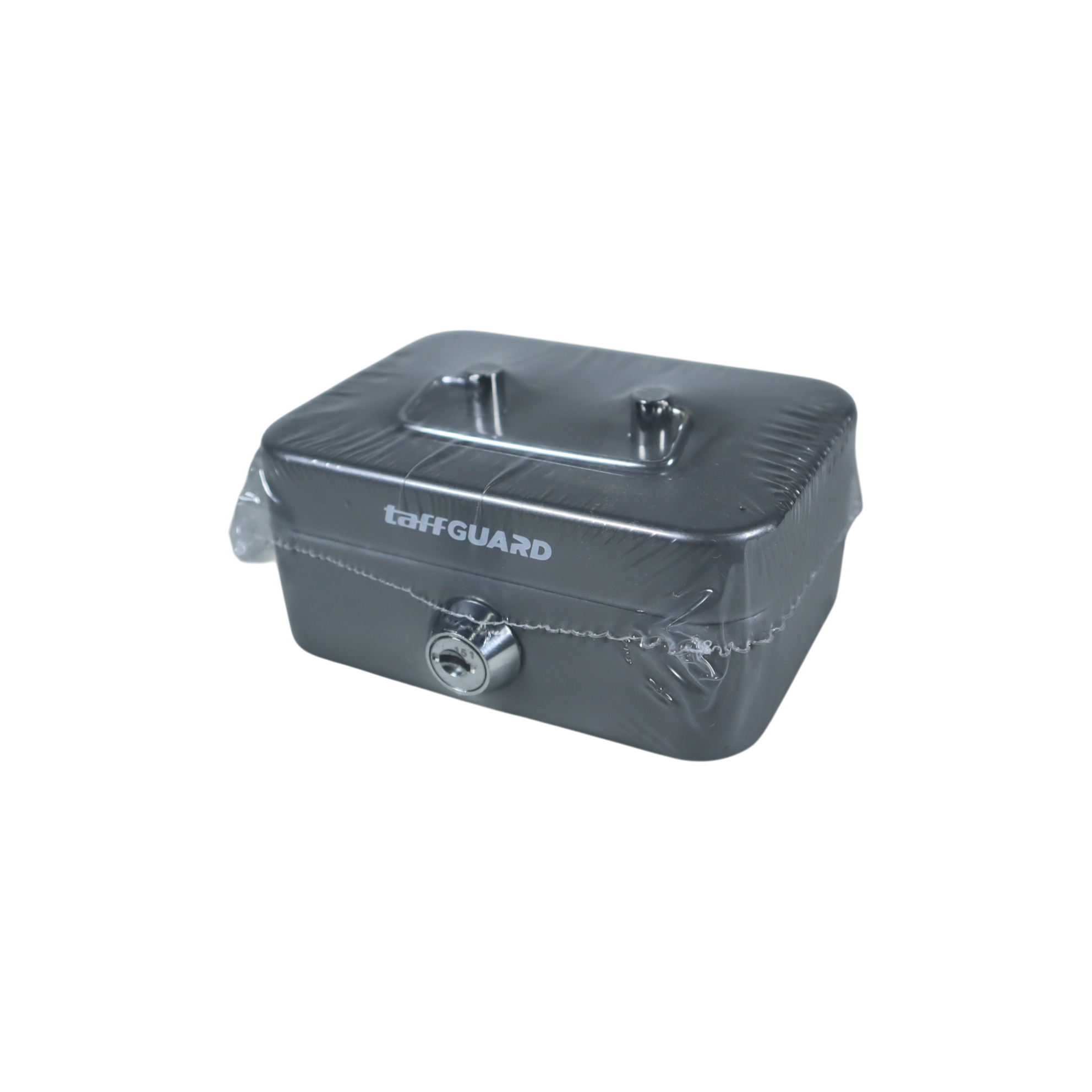 TaffGUARD Kotak Brankas Celengan Uang Safebox Key Lock 11.5x8.5x5cm - HC-11A Gambar produk TaffGUARD Kotak Brankas Celengan Uang Safebox Key Lock 11.5x8.5x5cm - HC-11A - Kemasan