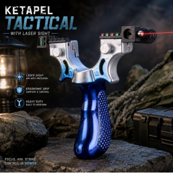 SYQT Big Power Ketapel Tactical Slingshot with Laser Sight - JG98K