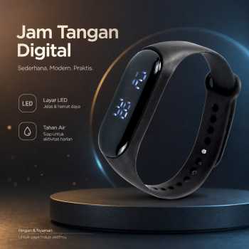 Gambar produk Smile Jam Tangan Digital LED Silicone Sport Watch - SM161