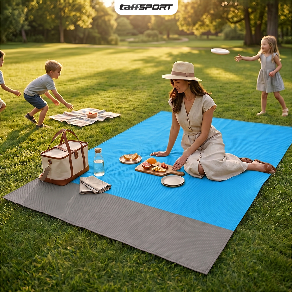 TaffSPORT Tikar Lipat Matras Camping Piknik Waterproof Mat 140x200cm - FS-008 Gambar produk TaffSPORT Tikar Lipat Matras Camping Piknik Waterproof Mat 140x200cm - FS-008 - 7