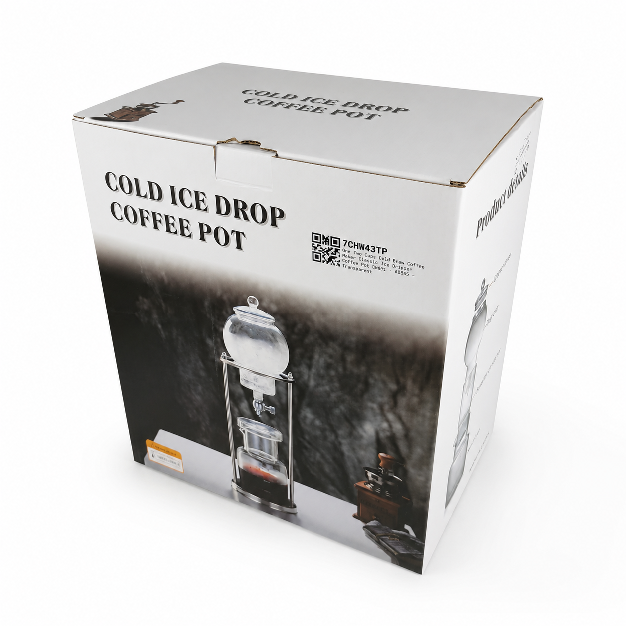 One Two Cups Cold Brew Coffee Maker Classic Ice Dripper Pot 600ml - AO865 Gambar produk One Two Cups Cold Brew Coffee Maker Classic Ice Dripper Pot 600ml - AO865 - Kemasan