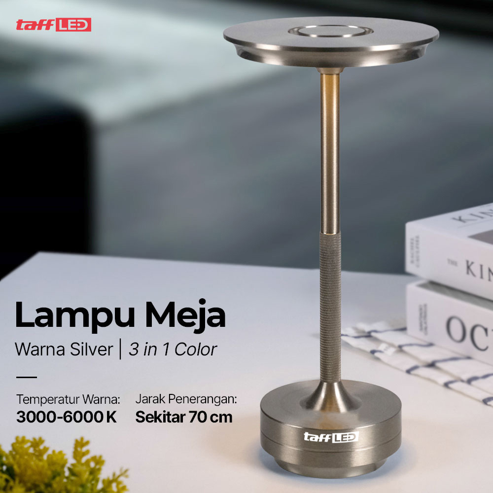 TaffLED Lampu Meja Hias Desk Lamp Restaurant Bar USB 3in1 Color - TW54 Gambar produk TaffLED Lampu Meja Hias Desk Lamp Restaurant Bar USB 3in1 Color - TW54 - Utama