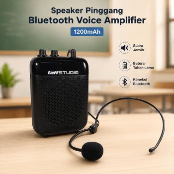 TaffSTUDIO Speaker Pinggang Bluetooth Voice Amplifier 1200mAh - YW-168