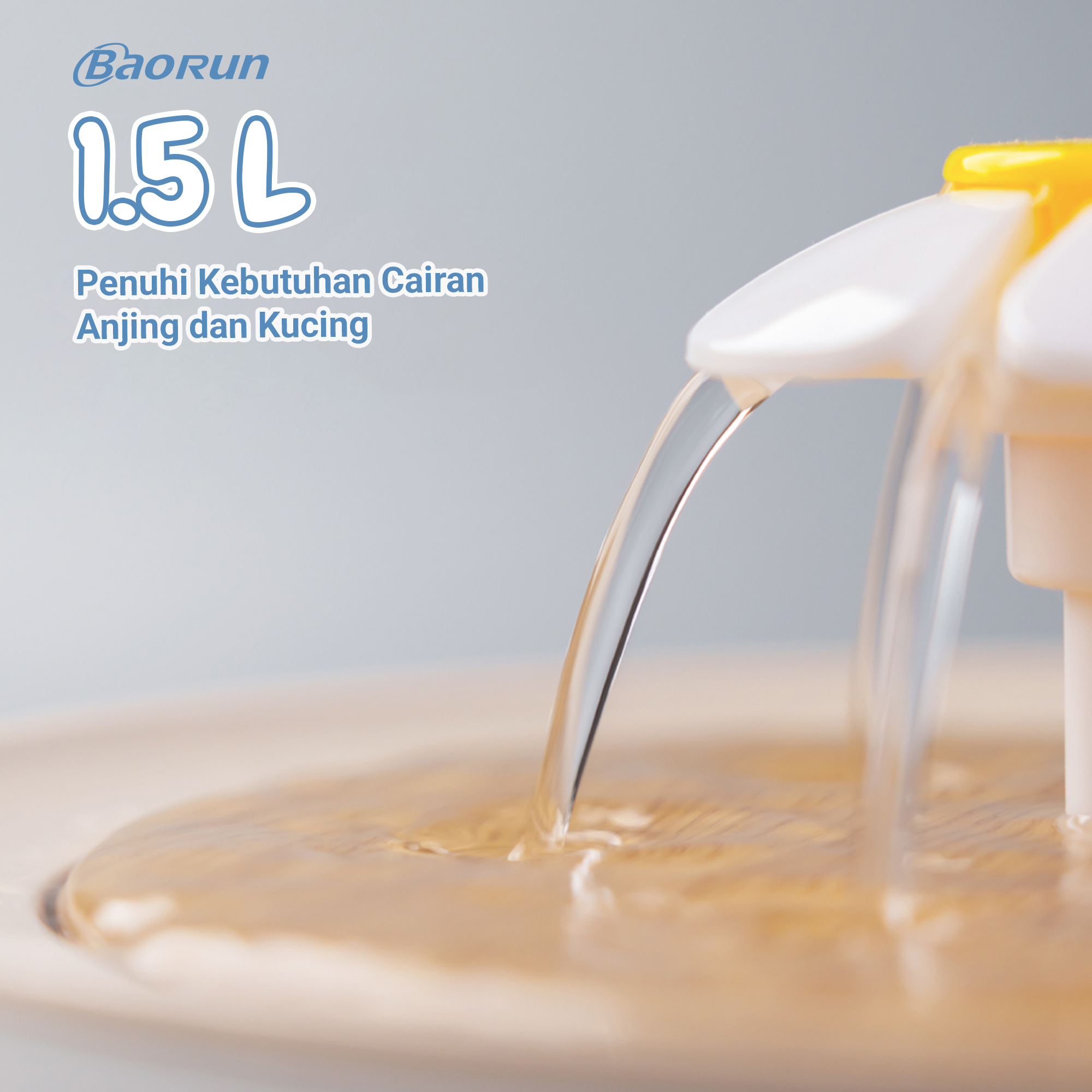 BaoRun FEIDASH Tempat Minum Anjing Kucing Fountain Dispenser 2L - G3370 Gambar produk BaoRun FEIDASH Tempat Minum Anjing Kucing Fountain Dispenser 2L - G3370 - 2