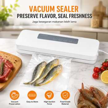 XinBao Alat Vakum Makanan Vacuum Sealer Packaging Machine 60kPa 110W - QH-56