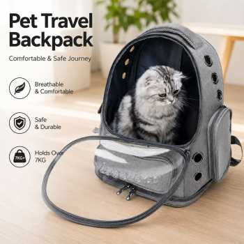 BLURISM Tas Kucing Anjing Astronot Pet Cargo Breathable Travel Nylon - TM35